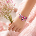 Brazalete Niña Barbie Ajustable charms NAXE Acero 304
