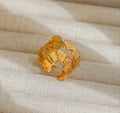 Anillo Ajustable NAXE — Acero 304 Bañado en Oro